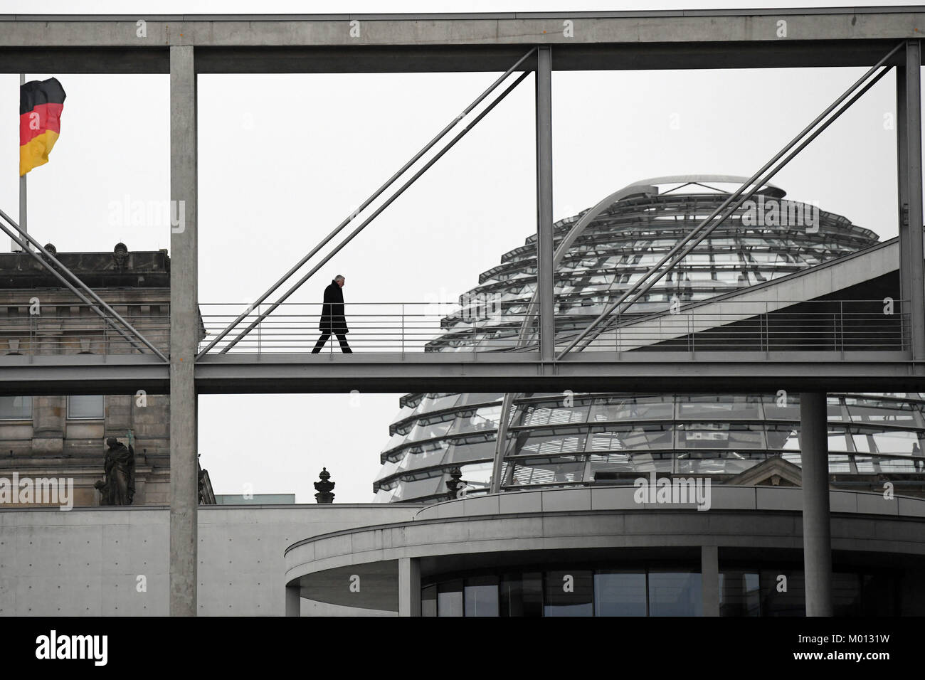 Berlin Germany 18th Jan 2018 The German Reichstag Stands Proud