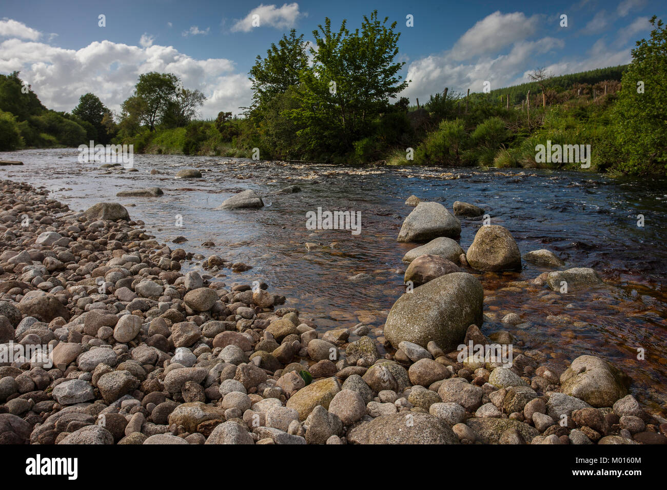A Photo of a River in the wicklow Mountains Stock Photo