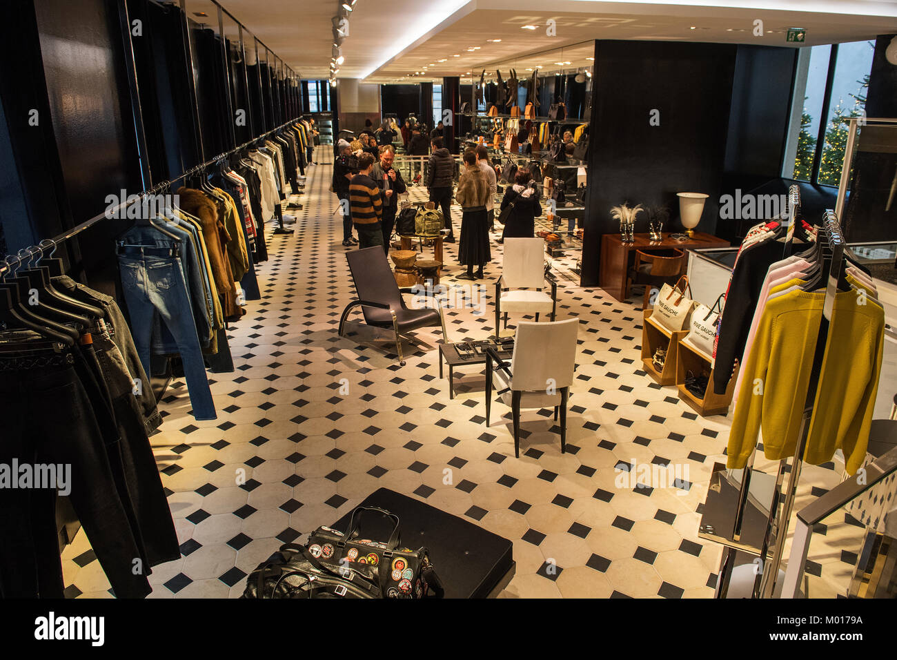 Inside Colette fashion store Paris Stock Photo Alamy