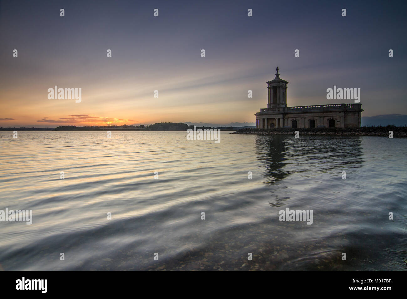 Normanton Church, Rutland Water Stock Photo