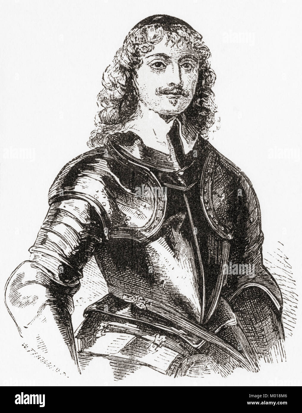 James Graham, 1st Marquess of Montrose, 1612 – 1650.  Scottish nobleman, poet and soldier.  From Ward and Lock's Illustrated History of the World, published c.1882. Stock Photo