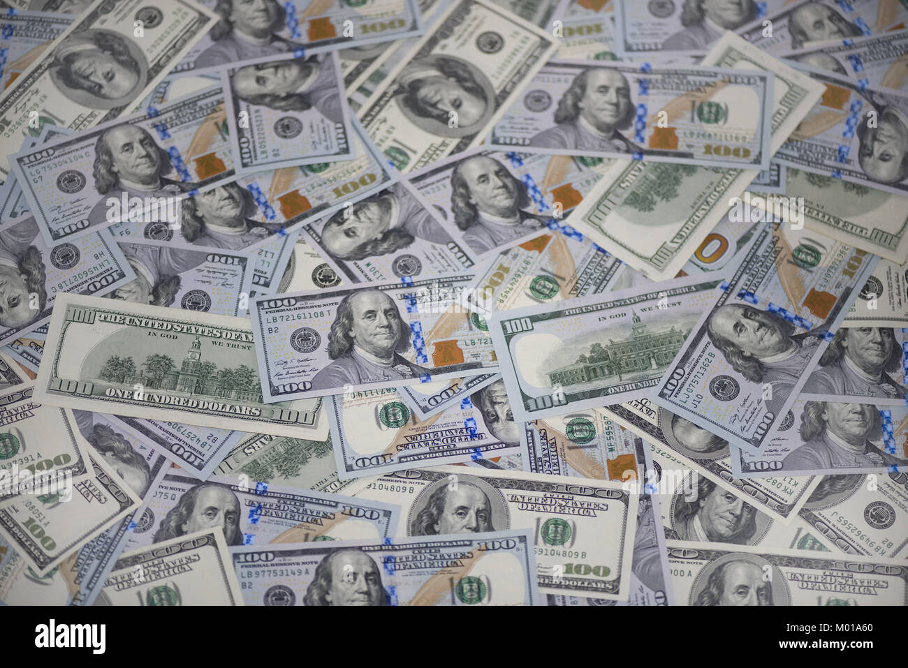 100 US Dollars Banknotes old And New Sample Stock Photo Alamy