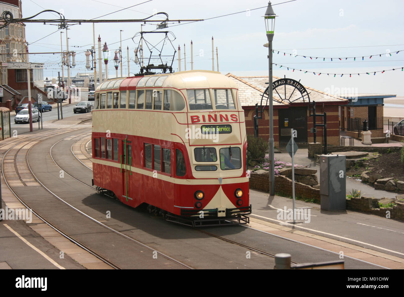 Blackpool number 703 in Sunderland number 101 - 1934 Balloon Car type ...