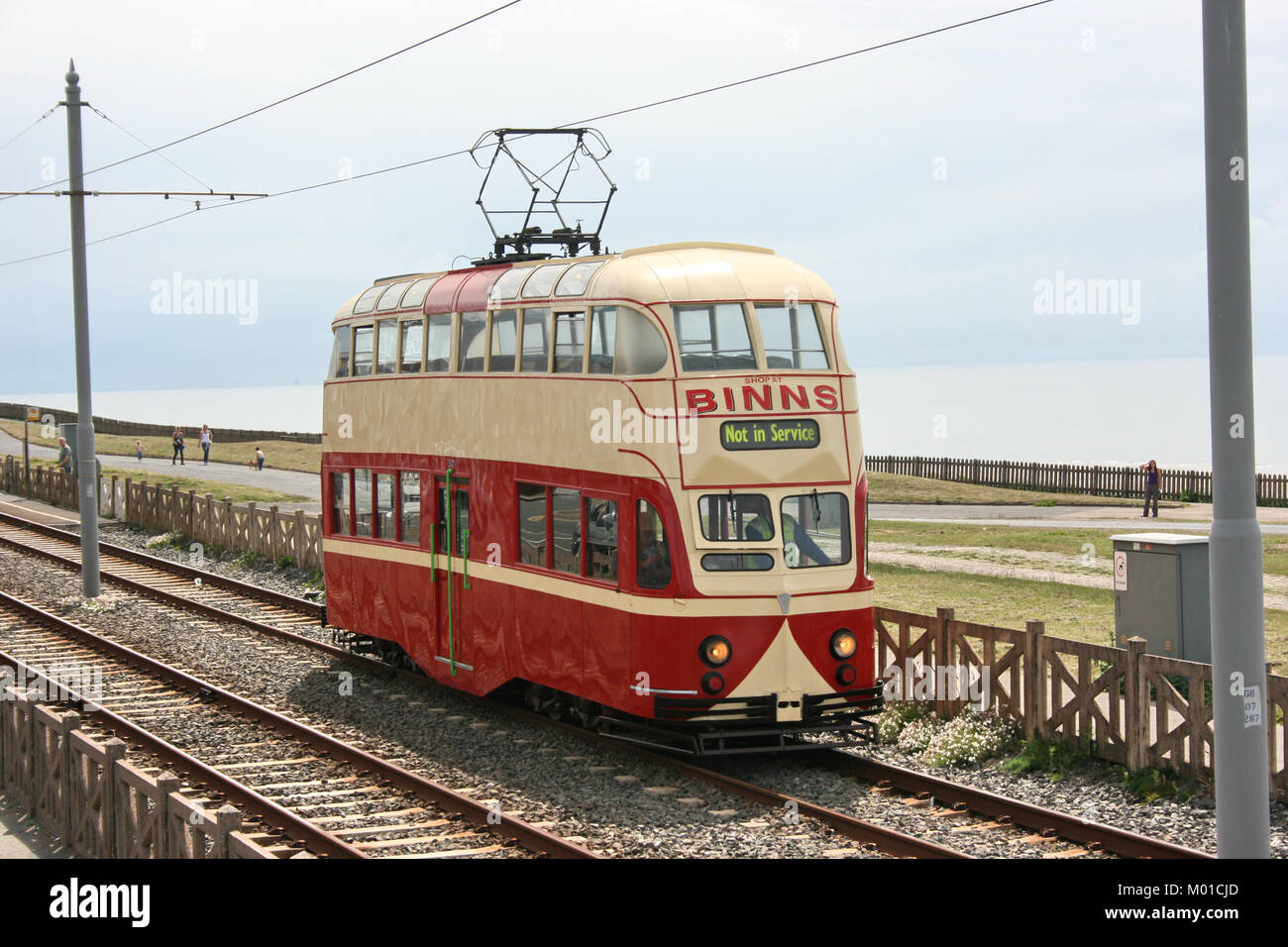 Blackpool number 703 in Sunderland number 101 - 1934 Balloon Car type ...