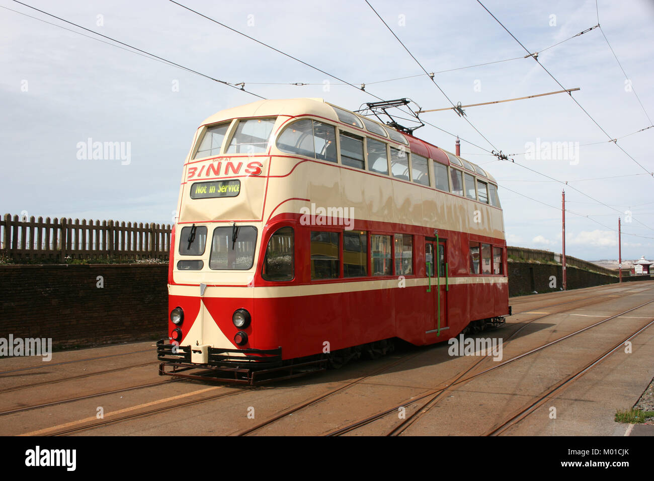 Blackpool number 703 in Sunderland number 101 - 1934 Balloon Car type ...