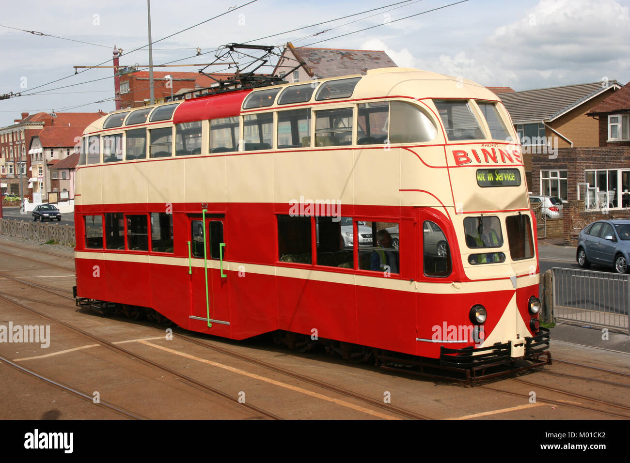 Blackpool number 703 in Sunderland number 101 - 1934 Balloon Car type ...