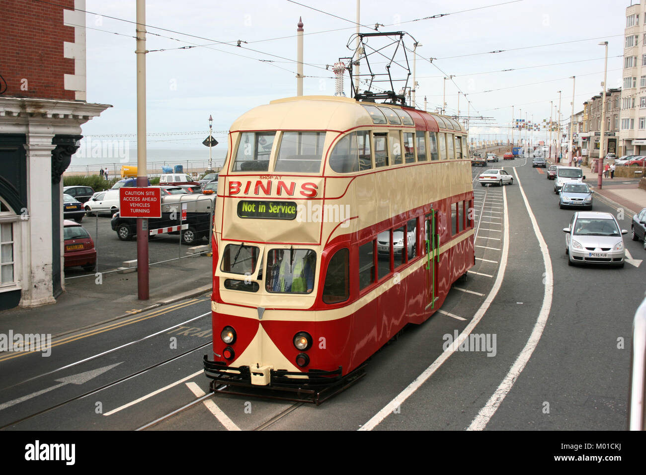 Blackpool number 703 in Sunderland number 101 - 1934 Balloon Car type ...