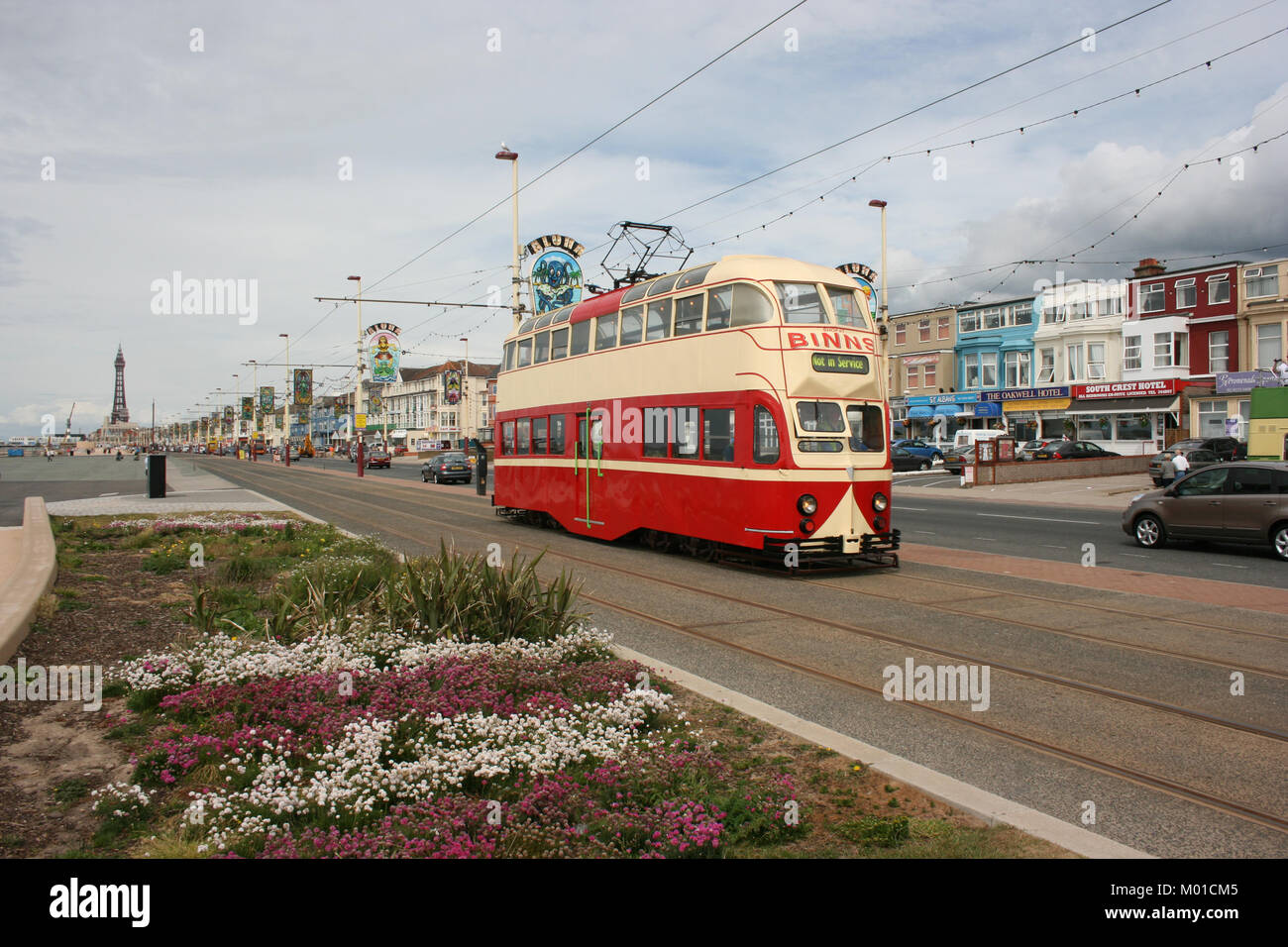 Blackpool number 703 in Sunderland number 101 - 1934 Balloon Car type ...