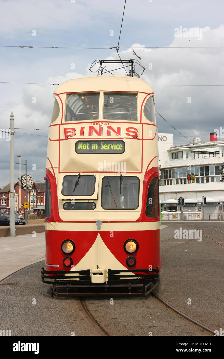 Blackpool number 703 in Sunderland number 101 - 1934 Balloon Car type ...
