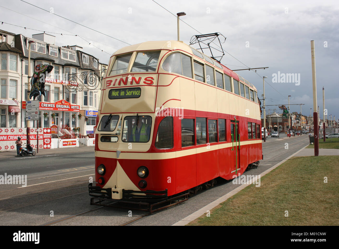 Blackpool number 703 in Sunderland number 101 - 1934 Balloon Car type ...