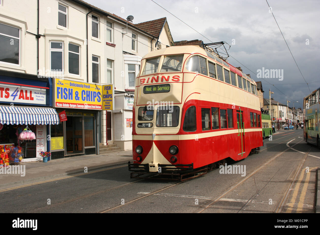 Blackpool number 703 in Sunderland number 101 - 1934 Balloon Car type ...