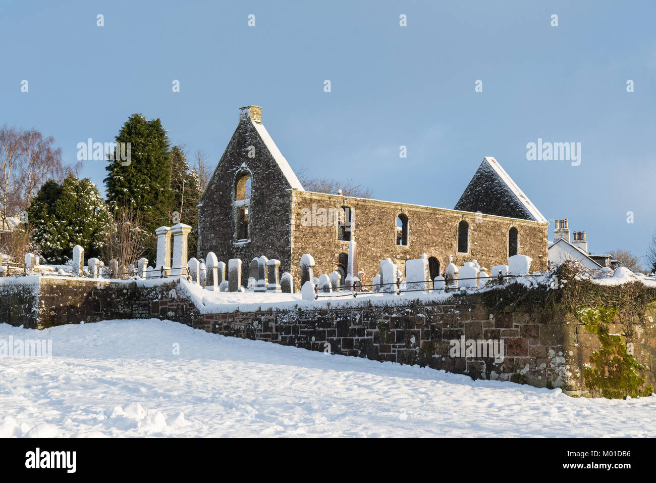 Old Kirk and graveyard, Killearn, Stirlingshire, Scotland, UK Stock Photo