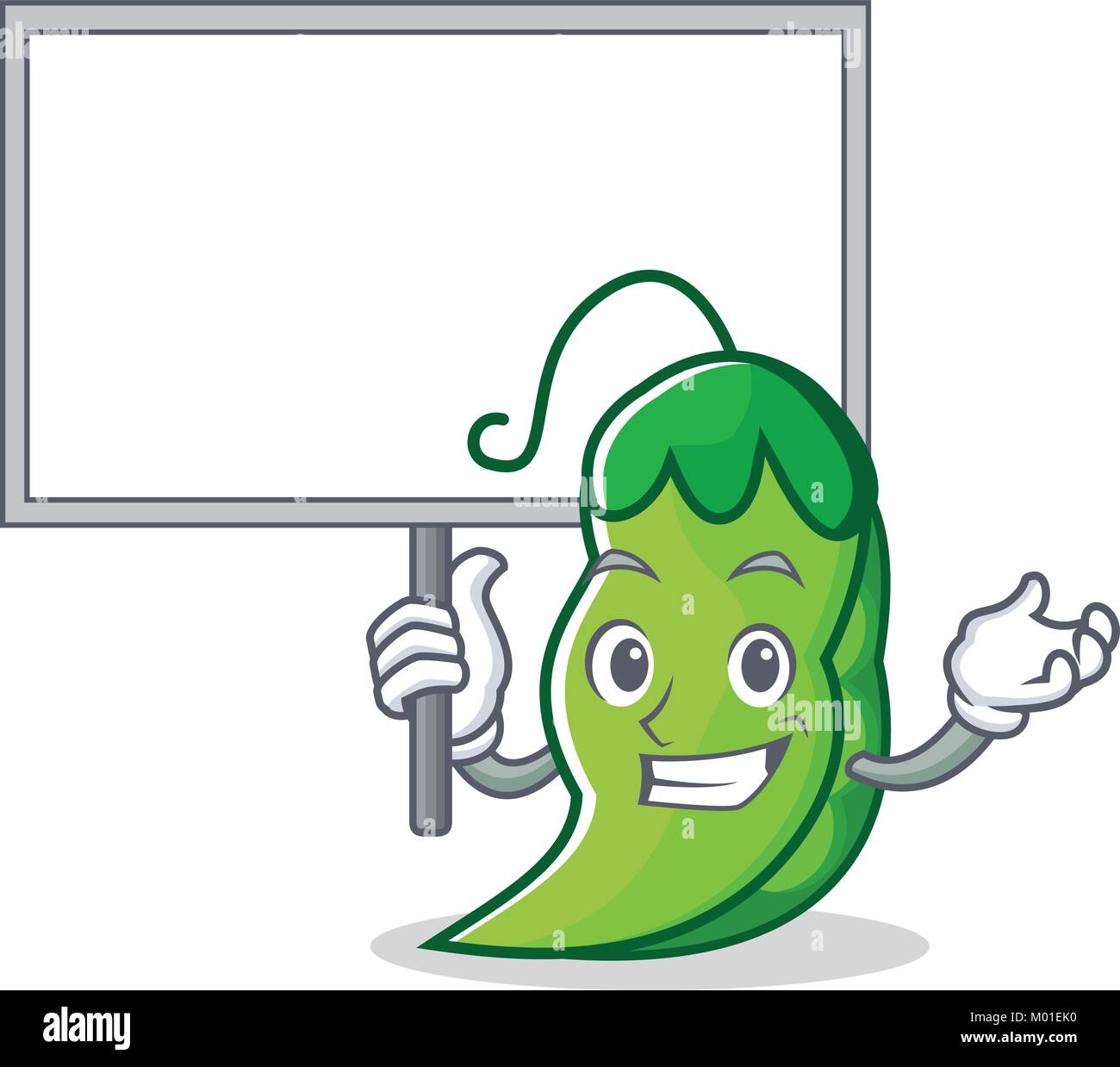 Bring board peas character cartoon style Stock Vector Image & Art - Alamy