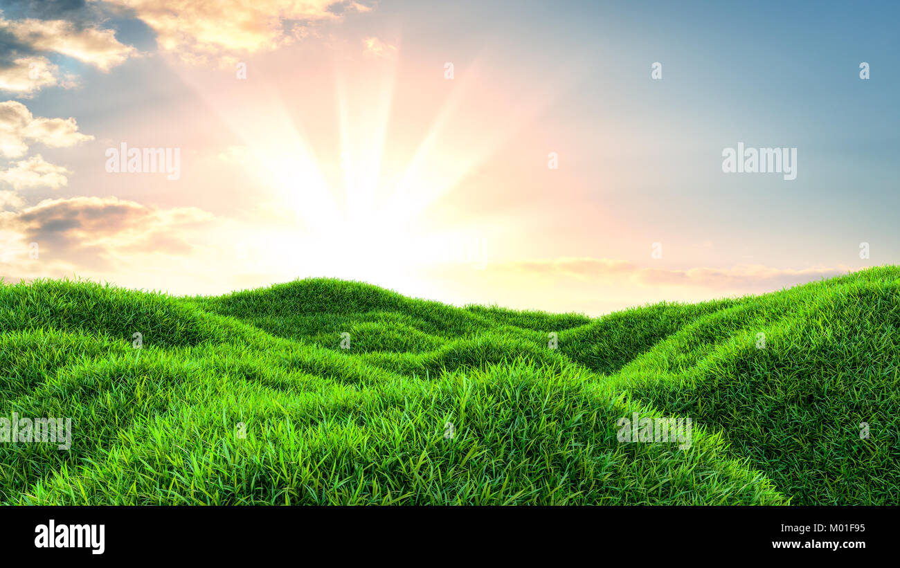 Image Of Green Grass Field And Bright Blue Sky Stock Photo Alamy image-of-green-grass-field-and-bright-blue-sky-stock-photo-alamy