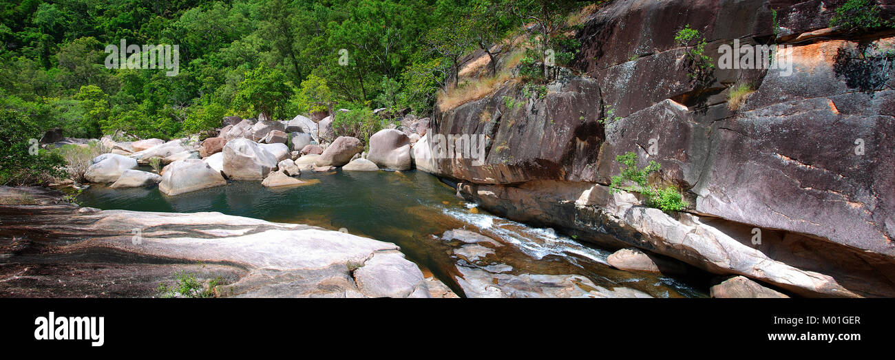 Jourama Falls; Paluma Range National Park Stock Photo
