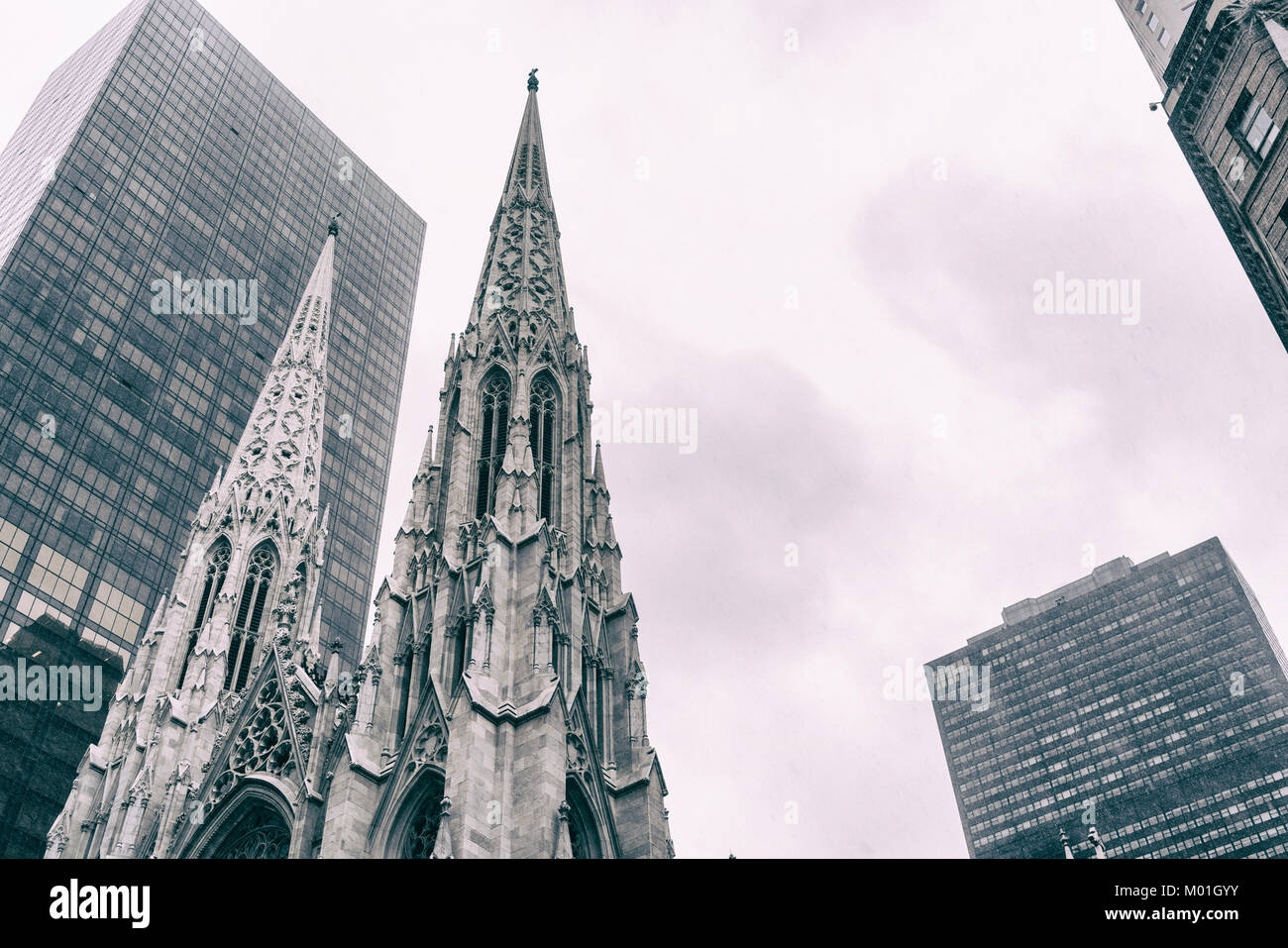 church dome in new york with buildings behind Stock Photo Alamy