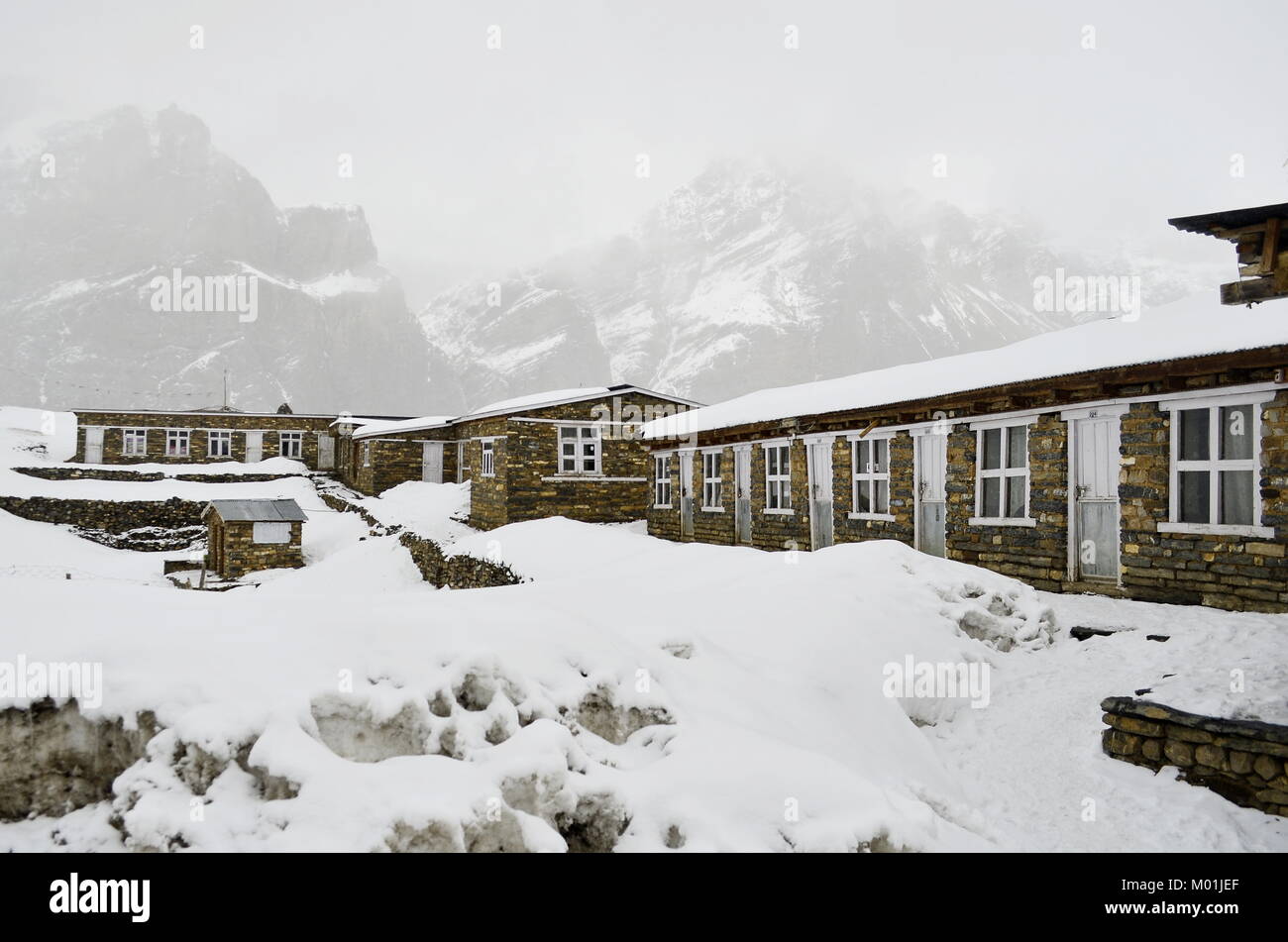 High camp on annapurna circuit hi-res stock photography and images - Alamy
