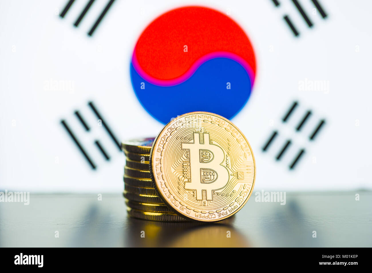 South korea coin hi-res stock photography and images - Alamy