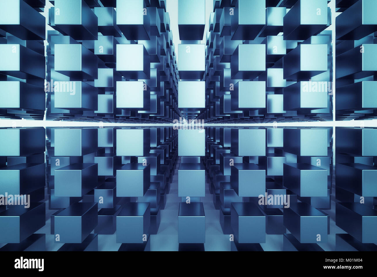 3d rendering white square hi-res stock photography and images - Alamy