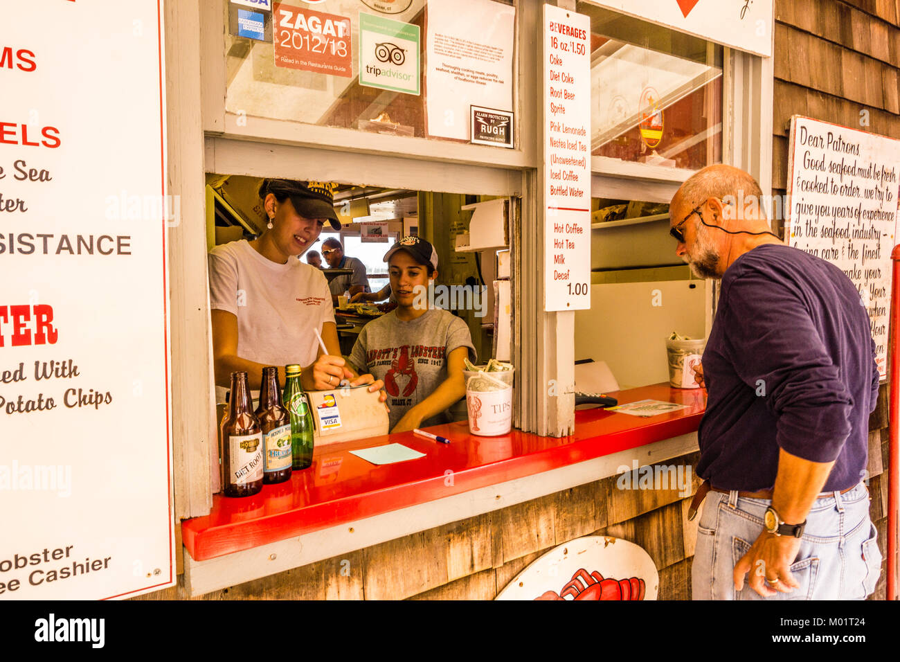 Abbott's Lobster In the Rough Noank, Connecticut, USA Stock Photo Alamy