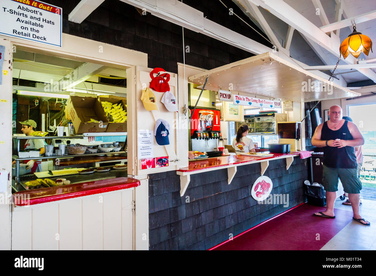Abbott's Lobster In the Rough Noank, Connecticut, USA Stock Photo Alamy