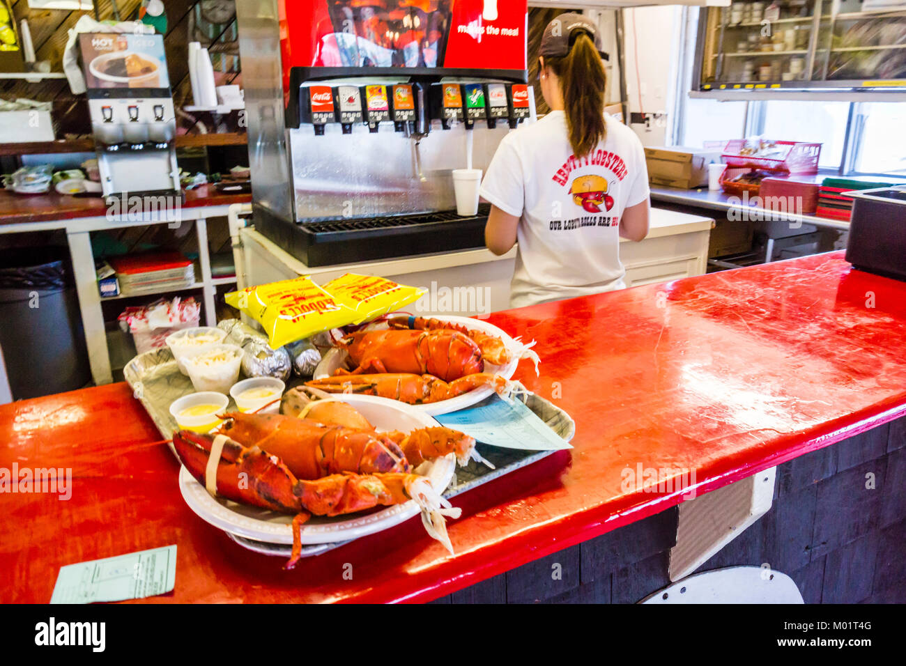 Abbott's Lobster In the Rough Noank, Connecticut, USA Stock Photo Alamy