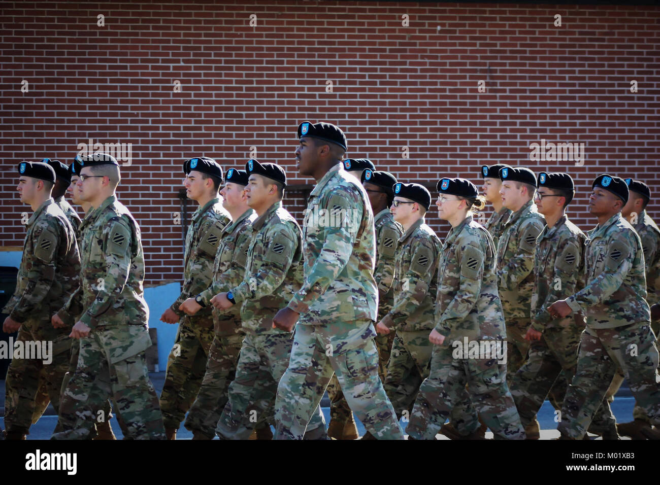 Soldiers of 2nd Combined Arms Battalion, 69th Armor Regiment, 2nd Armored Brigade Combat Team, 3rd Infantry Division, march in a Dr. Martin Luther King Jr. Day parade in Glennville, Georgia on Jan. 13, 2018.  Each year on the third Monday in January, the United States commemorates the life, legacy, and dream of Dr. King, one of the nation’s most respected leaders.(U.S. Army Stock Photo