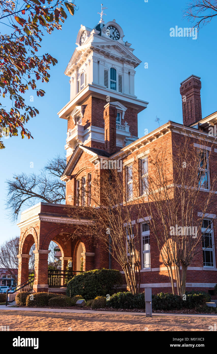 Historic downtown lawrenceville hires stock photography and