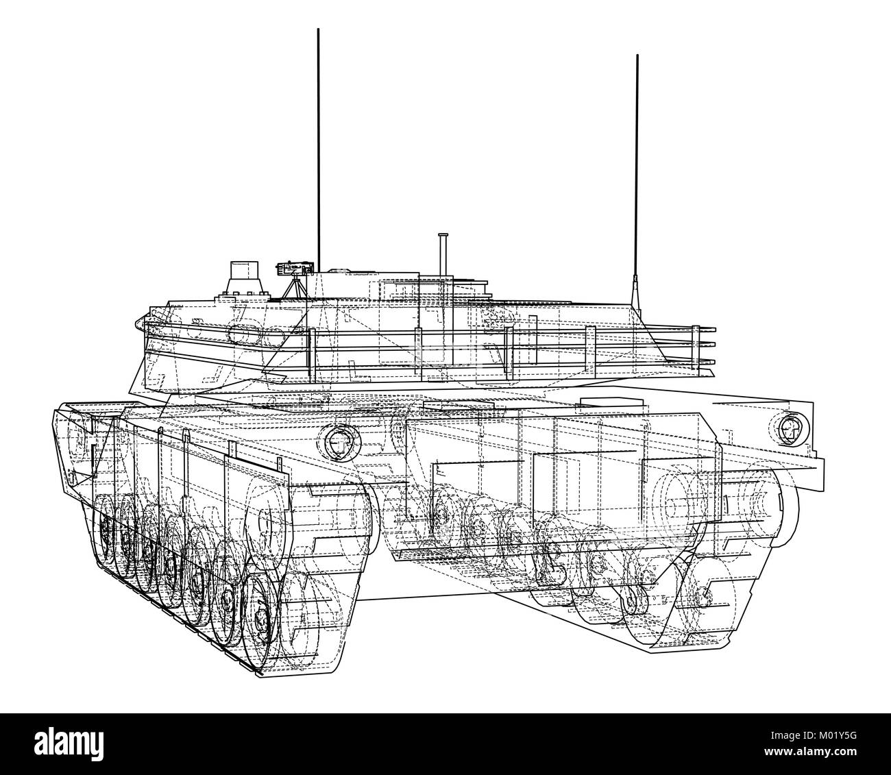 Artillery blueprint Cut Out Stock Images & Pictures Alamy