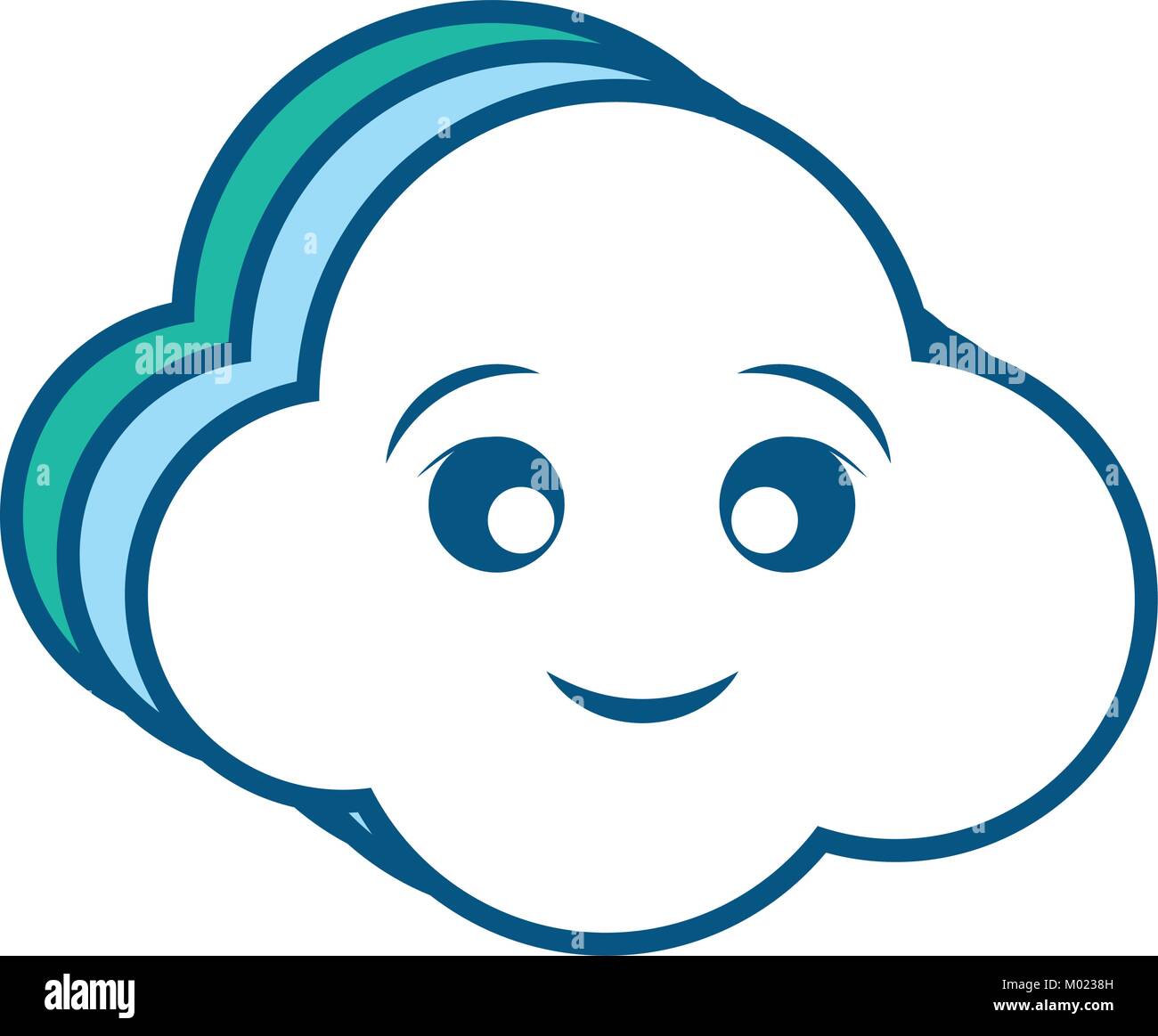 cloud vector illustration Stock Vector Image & Art - Alamy