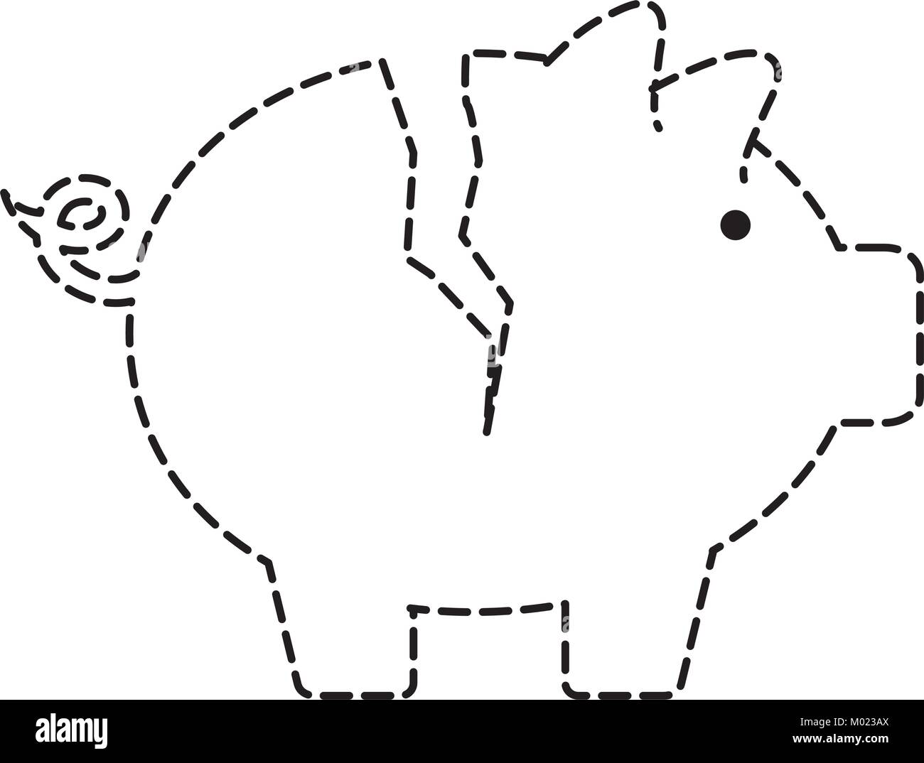 piggy bank design Stock Vector