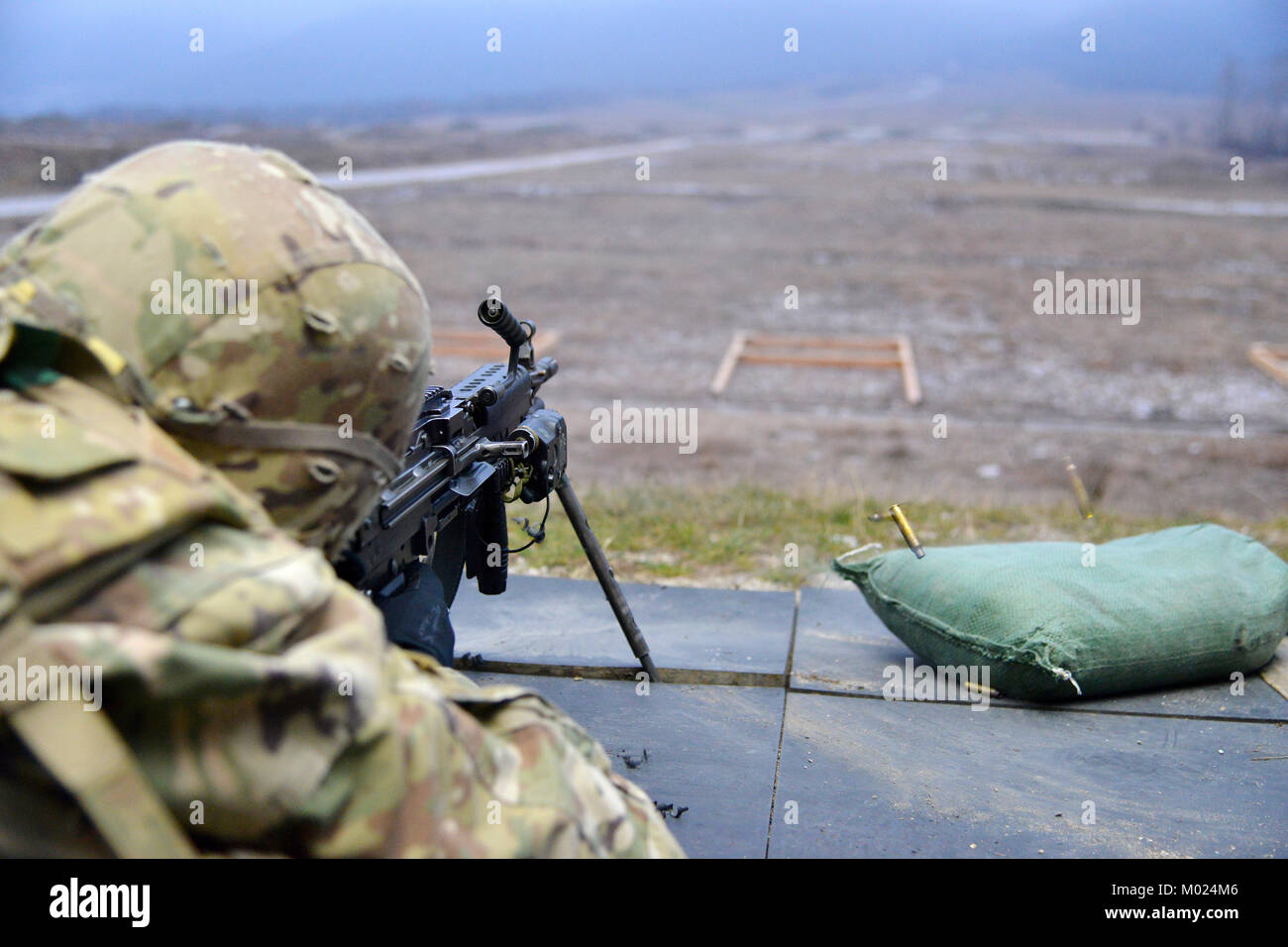 U.S. Army Paratrooper assigned to the 1st Battalion, 503rd Infantry ...
