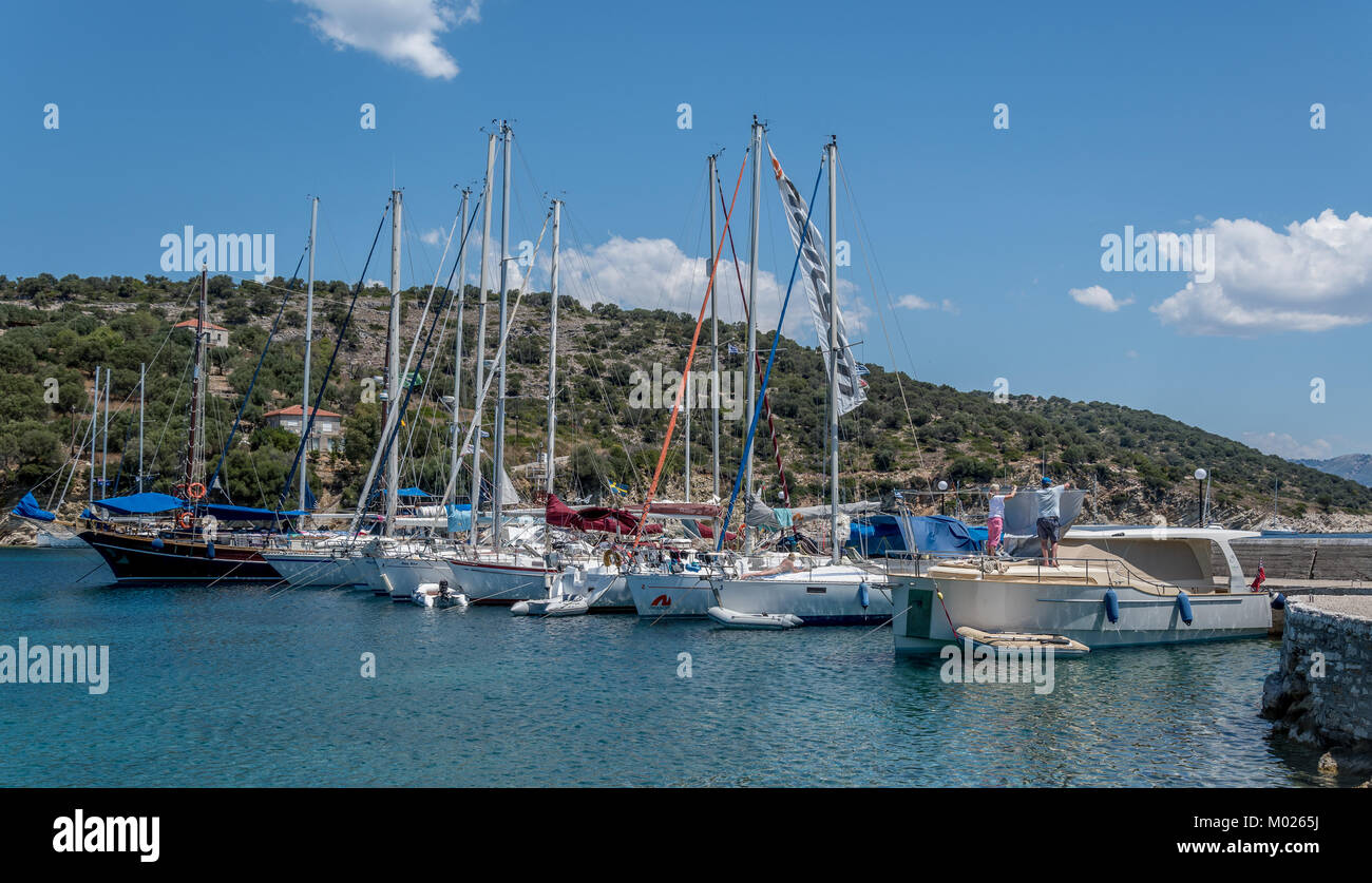 A day on Kastos Stock Photo - Alamy