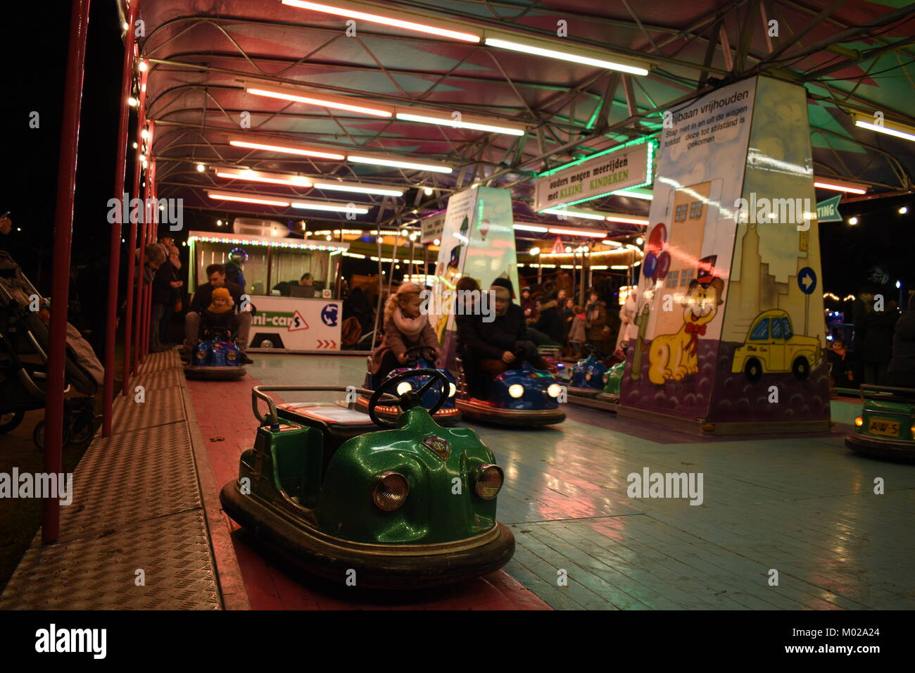 a cold night at the carnaval Stock Photo