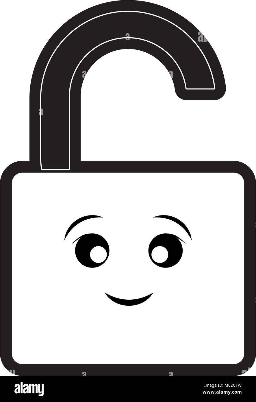 padlock vector illustration Stock Vector Image & Art - Alamy