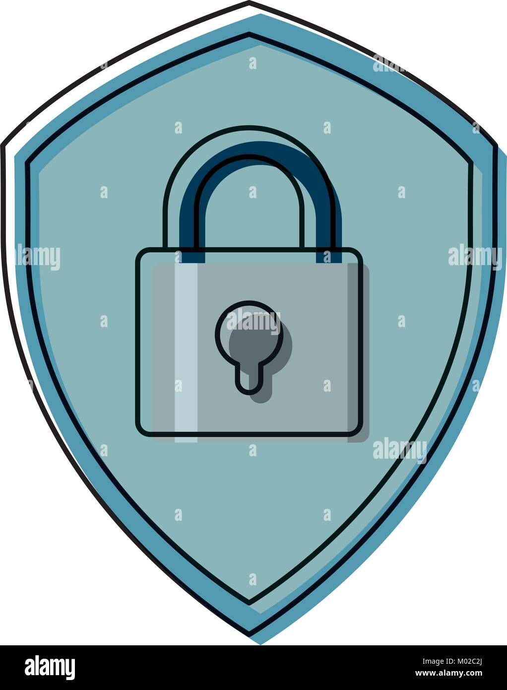 padlock vector illustration Stock Vector Image & Art - Alamy