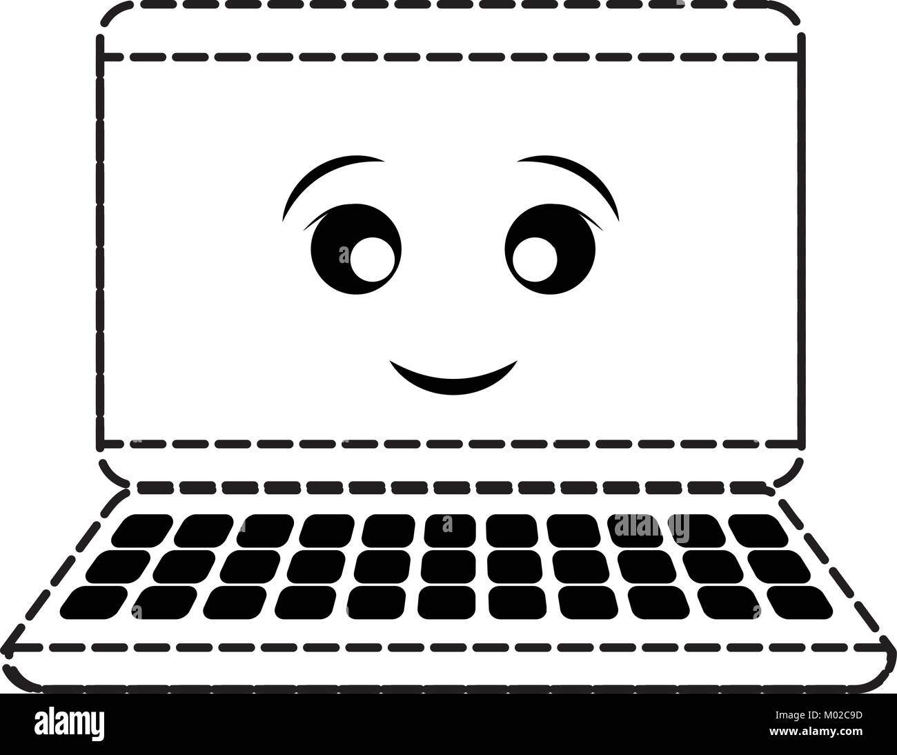 Kawaii icon laptop cartoon design hi-res stock photography and images - Alamy Kawaii icon laptop cartoon design hi-res stock photography and images - Alamy