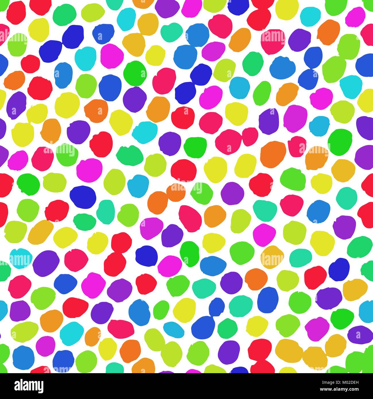 Irregular Dots Rainbow Pattern Stock Vector Image & Art - Alamy