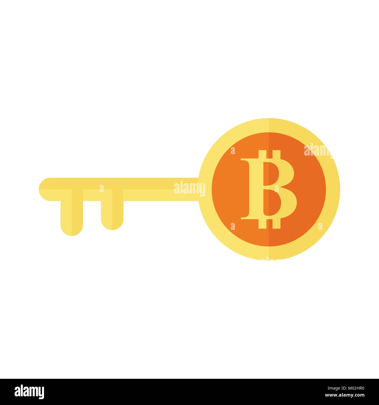 Bitcoin Key Symbol Vector Illustration Graphic Stock Vector Image & Art -  Alamy