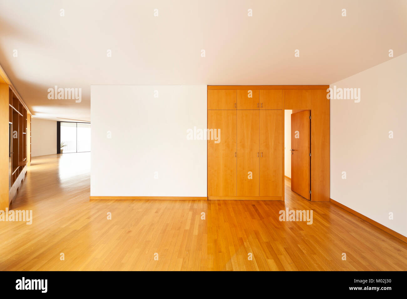 Image showcasing beautiful apartment, interior with hardwood floor Stock Photo - Alamy