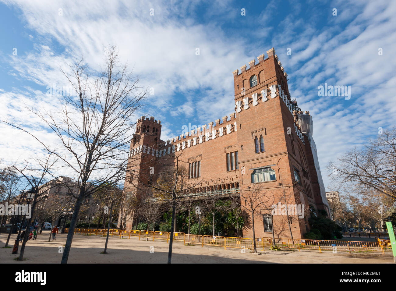 The Castle of the Three Dragons, Parc de la Ciutadella, Barcelona, Modernisme building designed by architect Lluis Domenech i Montaner in 1888 Stock Photo