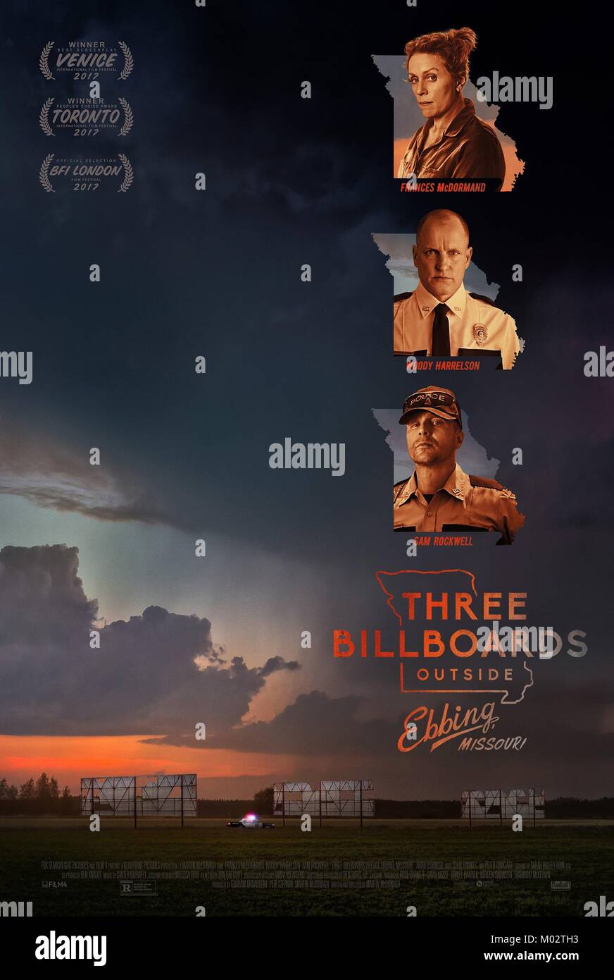 Three Billboards Outside Ebbing, Missouri Stock Photo Alamy