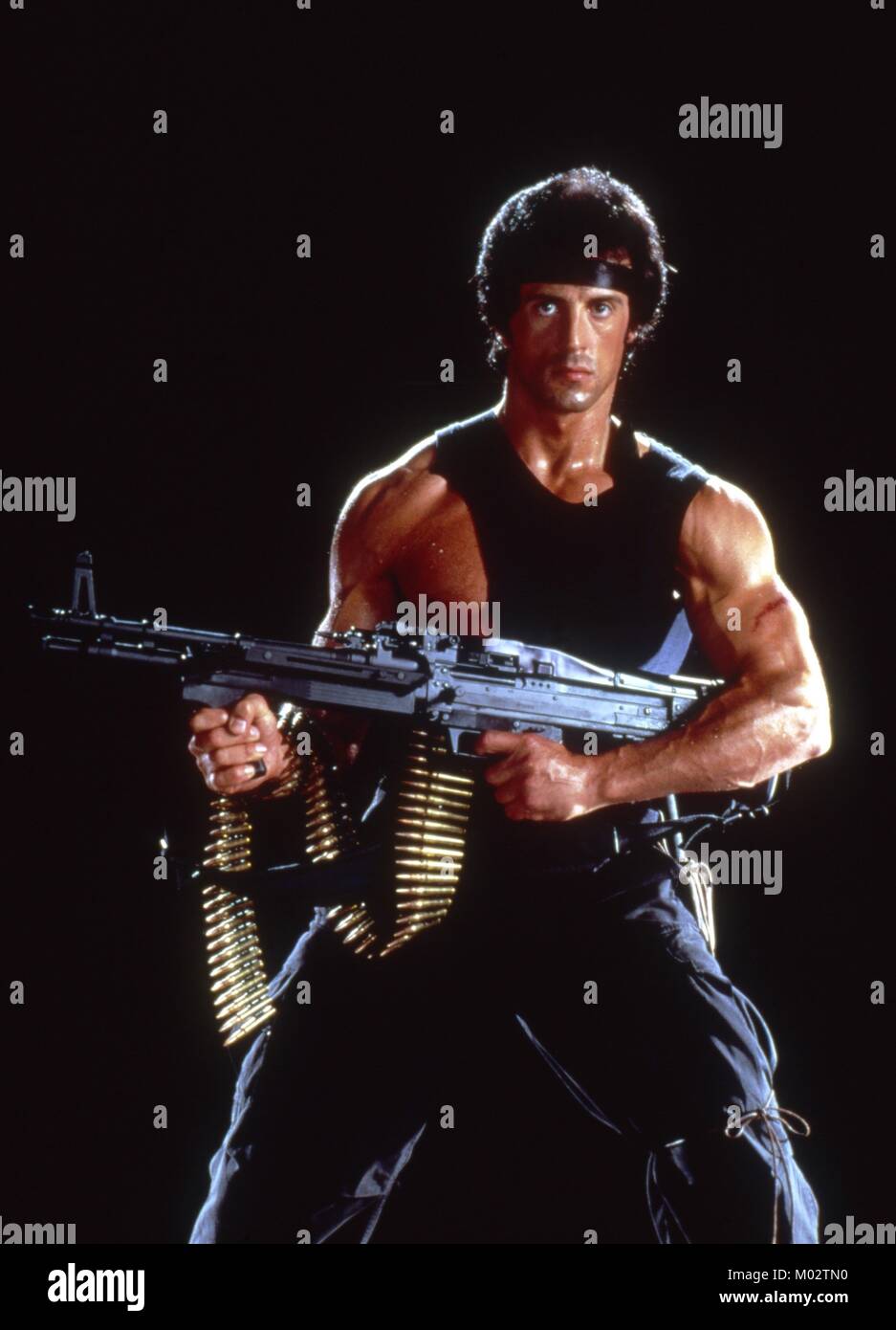 Rambo: First Blood Part 2 Year : 1985 USA Director : George P. Cosmatos Sylvester Stallone Stock Photo