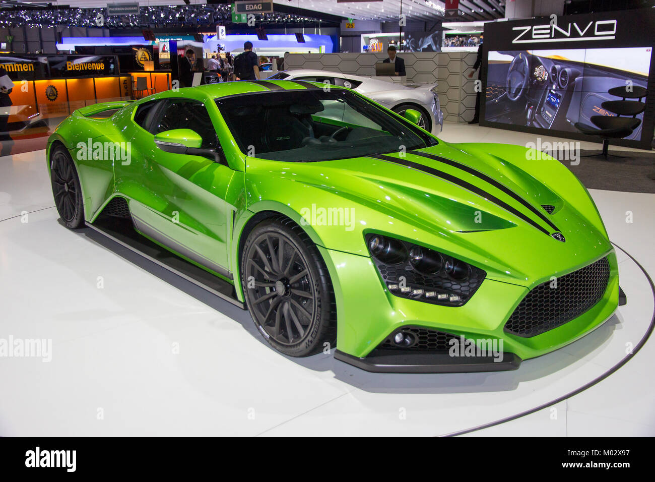 GENEVA, SWITZERLAND - MARCH 3, 2015: Zenvo ST1 on display at the 85th  International Geneva Motor Show in Palexpo, Geneva Stock Photo - Alamy, image size:1300x956