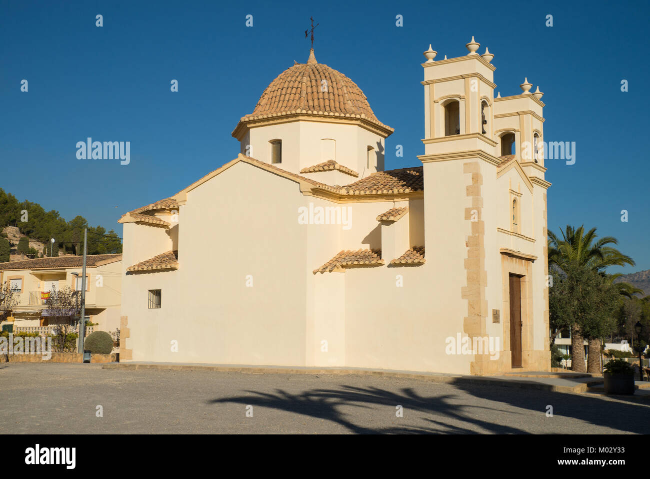 San Rafael chapel in Costa Blanca resort La Nucia, Spain. Stock Photo
