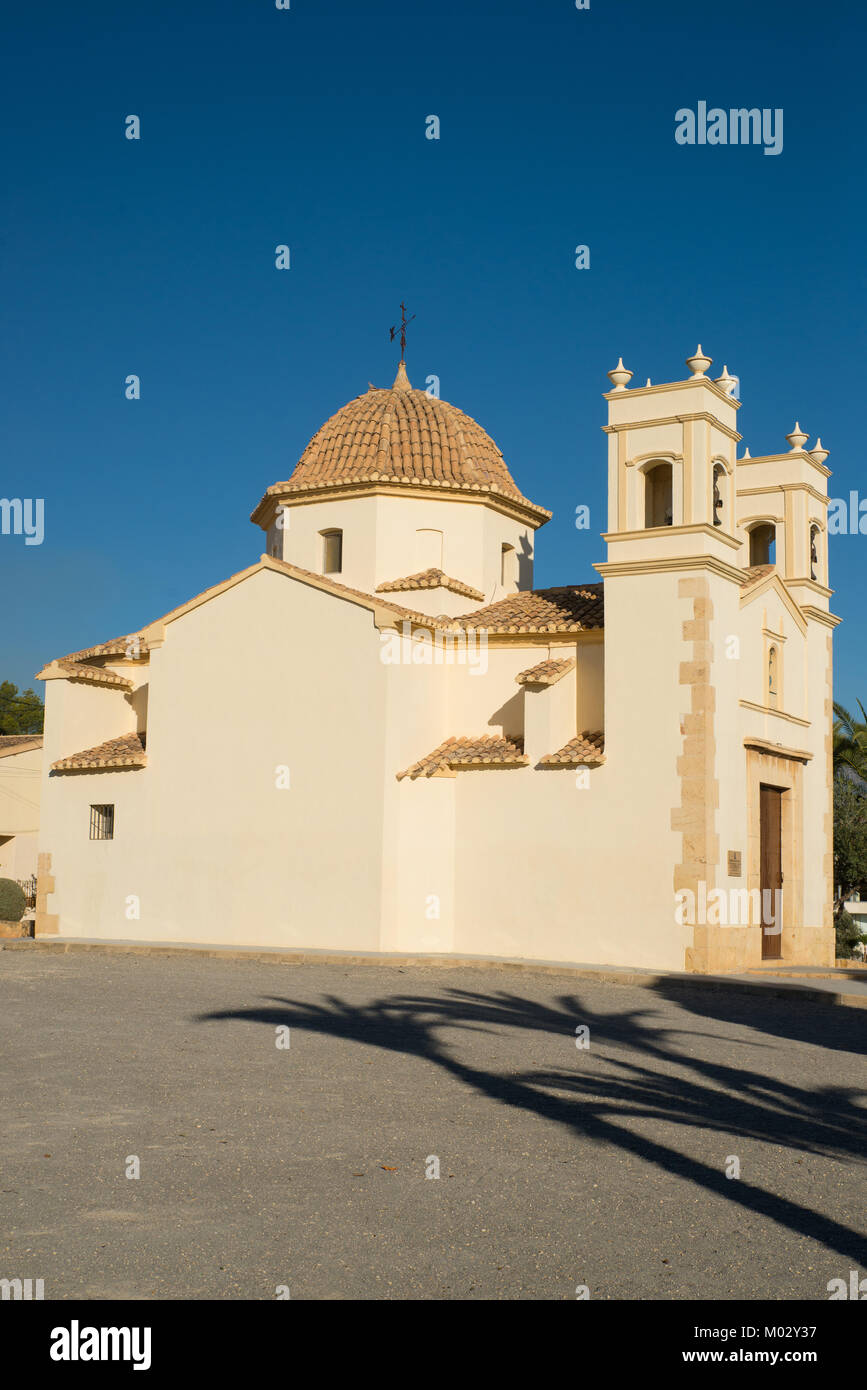 San Rafael chapel in Costa Blanca resort La Nucia, Spain. Stock Photo
