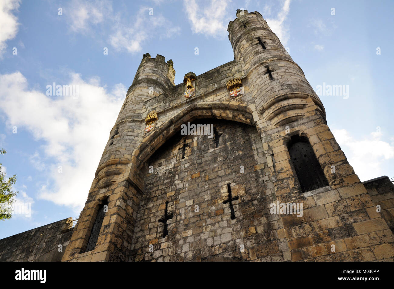 Monks Bar gate, part of the old city walls Stock Photo Alamy