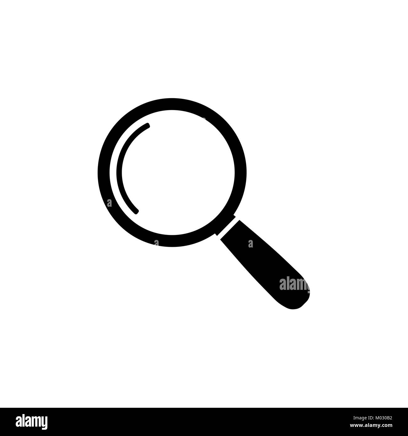 Magnify icon. Magnifying glass sign. Search icon Stock Vector Image