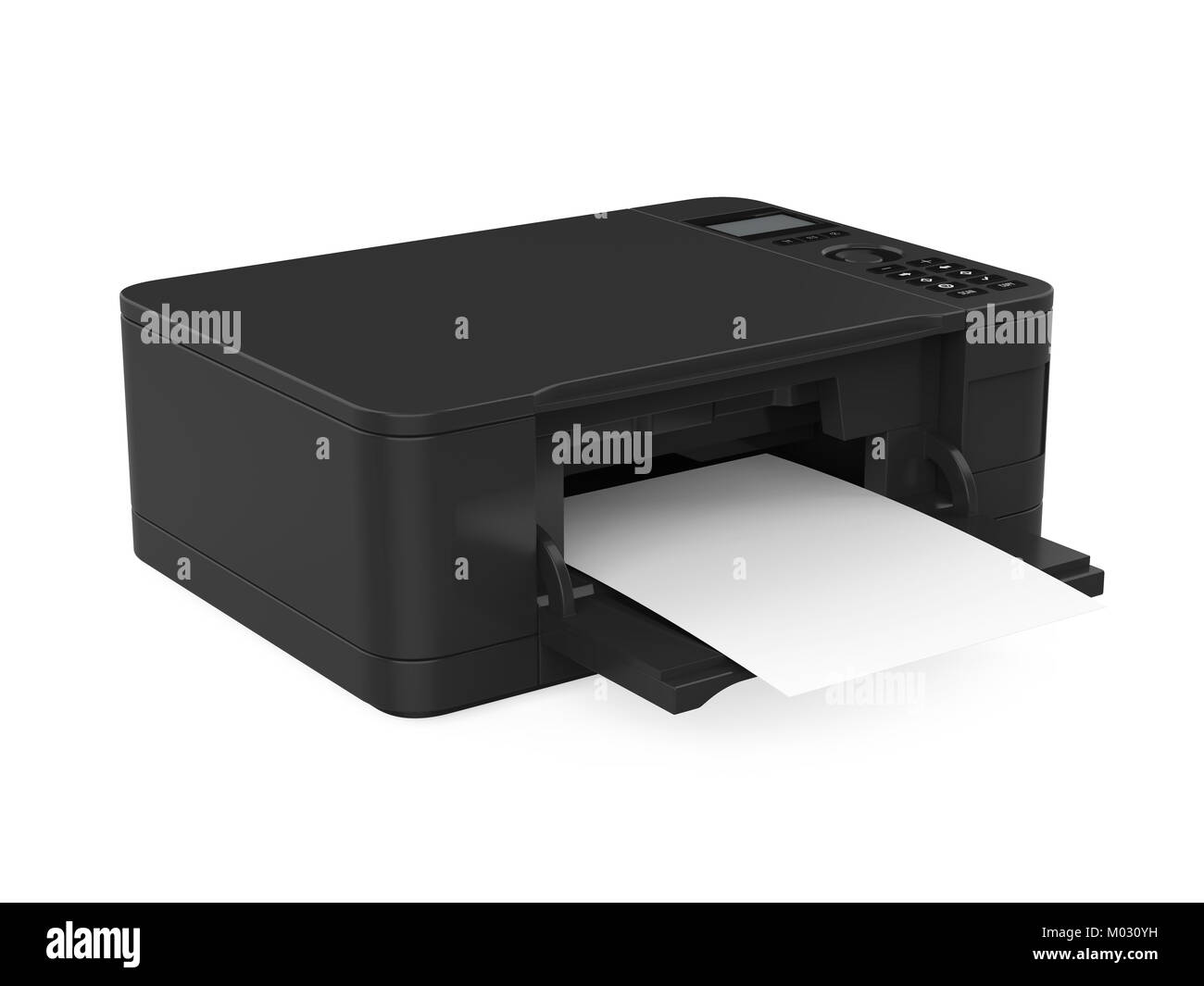 Laser Printer Isolated Stock Photo Alamy