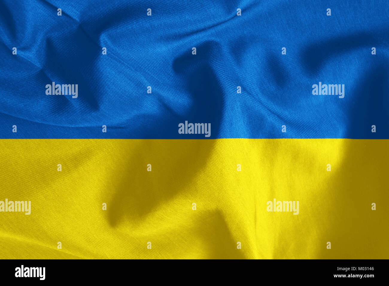 Ukraine fabric flag hi-res stock photography and images - Alamy